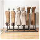 pickpiff Free Standing Shoe Racks - Black Metal Boot Rack for Dorm Room, Closet, Entryway, Bedroom, Patio Outdoor, Hallway, Black, Shoe Storage Fit for 6 Pairs