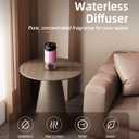 Waterless Essential Oil Diffuser Aromatherapy Scent Diffusers for Home Large Room, Bedroom, Car, Office, Battery Operated Mini Portable Air Freshener, 3 Countdown Timers & 3 Mist Levels