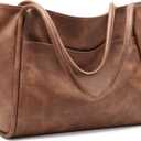 GAEKEAO Tote Bag for Women Work with Zipper Vegan Leather Ladies Travel Shoulder Bags Purses and Handbags Casual Weekender