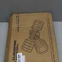 Adjustable Dumbbell Set of 2, 4 in 1 Free Weights Dumbbells Set, Hand Weights for Women at Home, 5 lb Dumbbells Set with Non-slip Comfort Handle for Home Gym Exercise Workout Training (Pink)