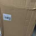 BEAMNOVA Trash Can Outdoor Top Tray Matte Black Stainless Steel Commercial Garbage Enclosure with Locking Lid Heavy Duty Industrial Yard Garage Waste Container, 35.5 * 15.8 * 15.8 in