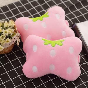 Sexysamba Car Headrest Pillow,Cartoon Neck Pillow for Car,Comfortable Soft Seat Pillow for Driving,Head Rest Cushion,Cute Neck Pillow for Travelling and Home 2Pcs (Pink)