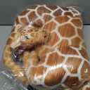 Meooeck 47 Inch Giant Giraffe Stuffed Animal, Large Plush Toy for Kids Lifelike Standing Toys Stuffed Tall Giraffe for Birthday, Nursery Home Decor