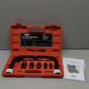 Orion Motor Tech Valve Spring Compressor, 10pcs Valve Spring Removal Tool with Solid C Clamp, 5pcs Collet Pusher Adapters for Motorcycle, ATV, Car, Small Engine Vehicle Equipment (red)