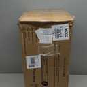 Lunix LX5 4-Piece Support for Shoulder & Upper Body Rest, Orthopedic Bed Wedge Pillow Set, Elevated Memory Foam for Post-Op Recovery & Sleep Comfort, Arctic Navy