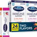 Pedialyte with Immune Support, Electrolyte Drink Powder with Vitamin C and Zinc, Advanced Hydration, Variety Pack: Fruit Punch and Mixed Berry, 24 Powder Packets