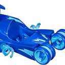 PJ Masks Catboy Deluxe Vehicle Preschool Toy, Cat-Car Toy with Spinning Super Cat Stripes and Catboy Action Figure for Kids Ages 3 and Up