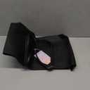 KALIDI Tote Bag Zipper Shoulder Bag Faux Leather Purses Satchel for Women Casual Handbag Work Dating College (One Size, Black)