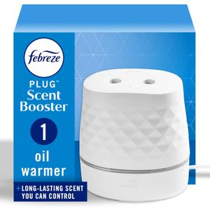 Febreze Plug Scent Booster Continuous Scent Device Oil Diffuser, Compatible with Febreze Air Freshener Plug in Refills