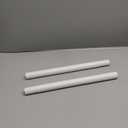 Closet Rods for Hanging Clothes, 17 to 99 Inches Stepless Adjustable Metal Closet Rod, 1.3 Inches Heavy Duty Clothes Hanging Rod for Closet Wardrobes Laundry RV (17-99IN, Matte White)