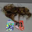 Halo Hair Extensions 12 Inch Invisible Wire Hair Extensions Adjustable Long Wavy Hairpiece Synthetic Upgrade 4 Secure Clips in Hairpieces 12 Inch,Honey Blonde Mix Light Brown