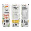 CELSIUS Sparkling Tropical Vibe, Functional Essential Energy Drink 12 Fl Oz (Pack of 12) (EXP 03/06/27)