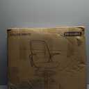 Drafting Chair Tall Office Chair with Flip-up Armrests, Adjustable Height, and Enhanced Lumbar Support - Ergonomic Rolling Stool, Back Support, and Adjustable Foot Rest Ring for Standing Desk White (934W-Z)