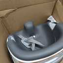 Ingenuity Baby Base 2-in-1 Booster Feeding and Floor Seat with Self-Storing Tray - Slate