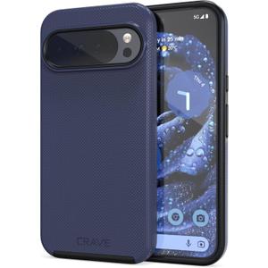 Crave for Google Pixel 10 Pro XL Case, Shockproof Protection Dual Layer Case for Google Pixel 10 Pro XL (6.8 inch) - Navy