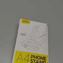 Nulaxy 2 Pack Dual Folding Cell Phone Stand, Fully Adjustable Foldable Desktop Phone Holder Cradle Dock Compatible with iPhone 17 16 15 14 13 12 Pro Max Xs Xr X 8, All Phones, Black