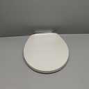 Kohler K-28005-96 Drift ReadyLatch Quiet Close Round Toilet Seat, Biscuit