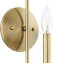 Livex Lighting 42681-01 1-Light Wall Sconce, Antique Brass, 5"W x 16"H