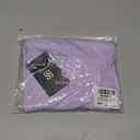 SUUKSESS Women Sexy Mesh Sheer Crop Tank Tops Sleeveless Ruched Going Out Tops (Medium, Purple)