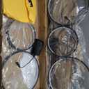 LED Modern Floor Lamp for Bedroom, 3 Way Bright Dimmable Corner Floor lamp with 5-Ring 2-in-1 Standing Tall End Table Lamp for Living Room & Office Reading Light, 3260LM, 6000K, Black.