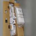 ComfyBumpy 1-Pack Bed Rail for Toddlers 55.5" L x 23.5" H | Extra Tall Toddler Bed Rails for Twin, Full, Queen & King Mattress Size | Swing Down Rail Guard | Mattress Side Rail for Kids | White