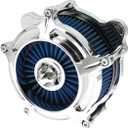HDBUBALUS Motorcycle CNC Spike Air Cleaner Air Filter Intake System Fit for Harley Dyna Softail Touring