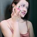 4 x 9Pcs Powder Puffs, 2.16 Inch Round Face Makeup Puff for Body Loose Powder Beauty Makeup Tool Pink