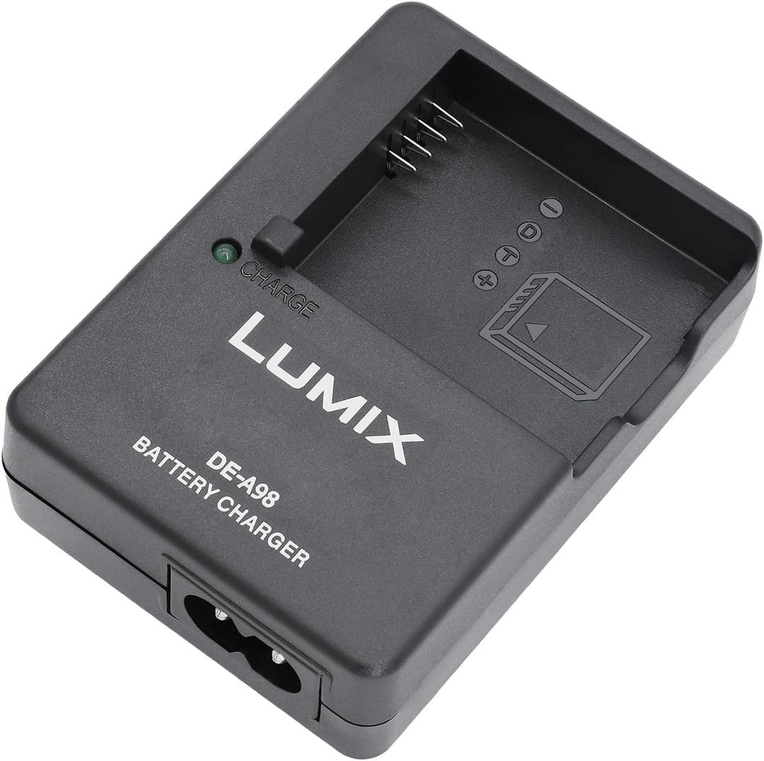 DMW-BLG10 DE-A98 Battery Charger for PanasonicDMW-BLG10E DMW-BLE9 DMW-BLE9E DMW-BLE9PP Battery, LUMIX DE-A65BA DE-A98 DE-A99 A99B A98C Charger, Compatible with Panasonic Lumix DC-G100 Camera