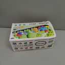 Funwee Steam Track Train Set for Toddlers, Magnetic Connection Train Toys w/Lights & Sounds, Electric Cartoon Choo Choo Train, Toy Train Christmas Birthday Gift for Toddlers 2 3 4 5+ Boy Girl (Pink)