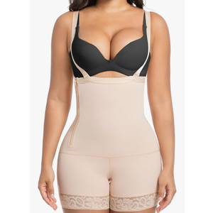 Fajas Colombianas Shapewear for Women Tummy Control,Faja Body Shaper Butt Lifter Bodysuit, L Beige-2 Fajas Colombianas Shapewear for Women Tummy Control,Faja Body Shaper Butt Lifter Bodysuit, L Beige-2