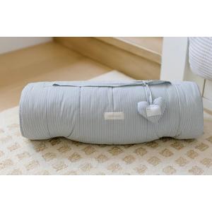 Bloomere Organic Toddler Nap Mat – 100% Cotton Kids Washable Sleeping Mat & Detachable Pillow – Sleeping Bag with Soft 1.5” Pad – Ideal Nap Mat for Daycare, Preschool, & Sleepovers