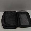 BAGAIL 6 Set Compression Packing Cubes Travel Accessories Expandable Packing Organizers (Square Mesh, 06-Black)