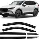 CLIM ART Incredibly Durable Rain Guards for Honda CR-V 2023-2025, Original Tape-on Window Deflectors, Vent Deflector, Window Visors, Car Accessories, 6 pcs. - 523170