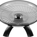 INOOMP Silent Hamster Running Wheel 7.08 Inch Quiet Exercise Saucer for Small Pets Including Hamsters Gerbils Hedgehogs Low Noise Plastic Wheel for Cage Play