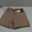Summer Vintage Style Denim Shorts Loose Straight Casual Minimalist Everyday Comfortable Short Pants 25