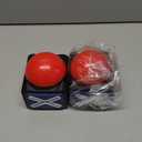 ArtCreativity Buzzer with Lights and Sounds - Set of 2 - Game Show Buzzer Buttons for Family Game Night and Trivia - Lights Up Red and Makes Loud Buzz Sound - Answer Buzzer Set