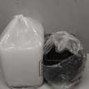 50 Pack (100-Piece) 32 oz Meal Prep Containers Reusable with Easy Open Lids, Sturdy Leakproof Food Safe, Microwave Freezer Dishwasher Safe, To Go Take Out Plastic Food Storage Pans with Lids, Black