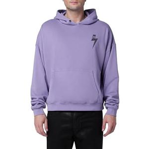 HUDSON Men's Crop Hoodie, XL, Purple