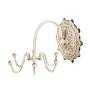 NIKKY HOME Wall Mounted Hooks Jewelry Organizer Rustic Hanging Vintage Decorative Shabby Chic Jewelry Storage Display Hanger for Necklace, Earrings, Rings, Belt, Hat, Gift for Women Girl Lady