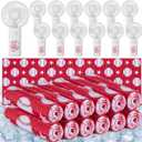 VIHOSE 12 Sets End of Season Baseball Team Gifts Sets Includes Portable Mini Handheld Fans Cooling Towels and Baseball Ribbons Bulk for Sports Event Party Favors, Team Players, Coaches, Fans