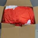 Christmas Decorations Inflatables, 4.2FT Inflatable Santa Claus with Candy Cane and Gift Bag, Built-in LED Light and Blow Up Xmas Holiday Decor for Garden Lawn Yard Bistro Outdoor and Indoor (Multicolor)