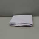 homing 2 Pack Rectangle Vinyl Tablecloth, Waterproof Spillproof Plastic Flannel Backed Table Cloth, Wipe Clean Table Cover for Dining, Buffet Parties and Camping (White, 60" x 84")