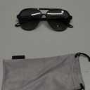 SOJOS Classic Polarized Aviator Sunglasses for Women Men, Retro Trendy Aviators Shades SJ2201, Black/ Dark Grey