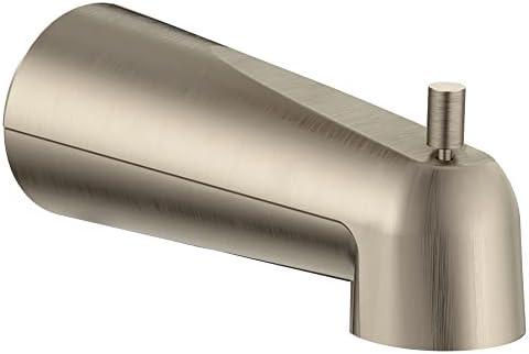 Moen Tub Spout for Shower or Bathtub, 7-Inch Spout Length, Brushed Nickel, 3839BN