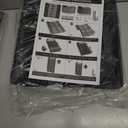 SUPEASY 13-Tier Wall File Organizer, Wall File Holder with Hooks, Mesh Hanging File Organizer, Mail Organizer Wall Mounted for Papers, Folders, Office Magazine Rack, Assembly Needed, Black