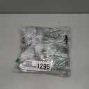 SATINIOR 19 Pieces Empty Clear Plastic Jars with Lids Round Storage Containers Wide Mouth for Beauty Product Cosmetic Cream Lotion Liquid Butter Craft and Food(Black,1 oz)