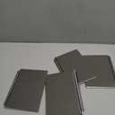 YUREE Notebook Spiral Journal Lined, A5, 100gsm Thick Paper & Hard Kraft Cover, 60 Sheets (120 Pages), 8.4" x 6", Gray, 4 Pack