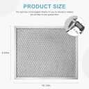 2 Pack Aluminum Range Hood filter 97006931 Replacement Compatible with Bro-an Nu-tone Range Hood Grease Filter PART#S97006931 (10-1/2 x 8-3/4 in) BP29, 88150, 99010121 by AMI PARTS