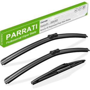 PARRATI 3PCs Windshield Wiper for Chevrolet Equinox EV 2024-2025 Exact Replacement - 26+24+11 - All Season Graphene Coating Quiet Streak Free