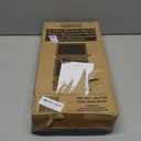 Rustic 2-Slot Mail Sorter Organizer for Wall with Chalkboard Surface & 3 Double Key Hooks - Wooden Wall Mount Mail Holder Organizer  Wall Dcor for Entryway Made of Paulownia Wood - Rustic Brown